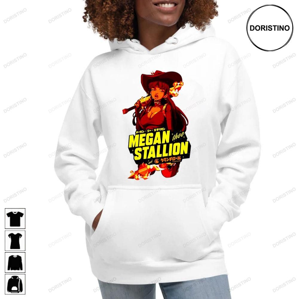 Megan thee cheap stallion anime hoodie